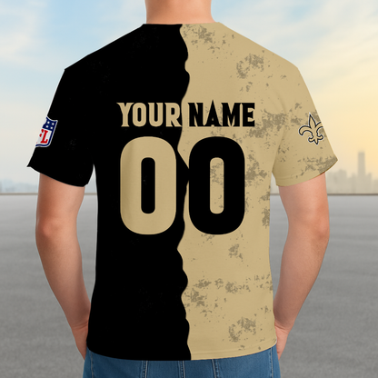 LIMITED EDITION - NEW CUSTOMIZED NFL24 NOS NEW ORLEANS SAINTS UNISEX T-SHIRT, POLO, HOODIE & JACKETS