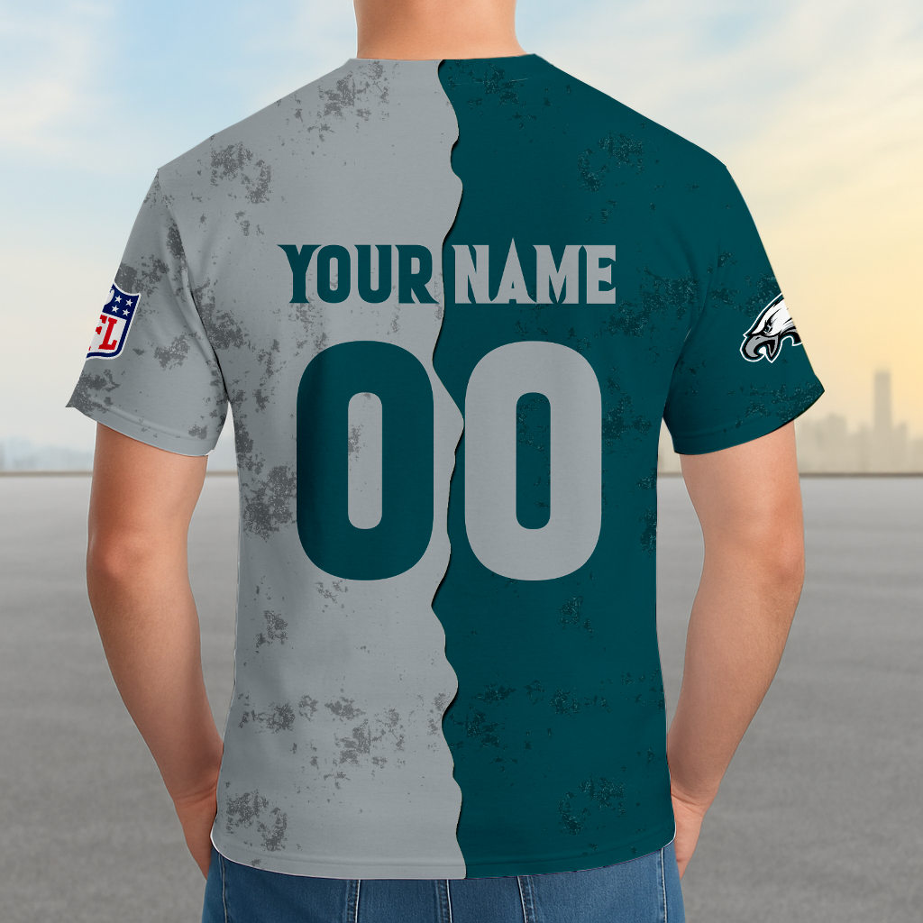 LIMITED EDITION - NEW CUSTOMIZED NFL02 PPE PHILADELPHIA EAGLES UNISEX T-SHIRT, POLO, HOODIE & JACKETS