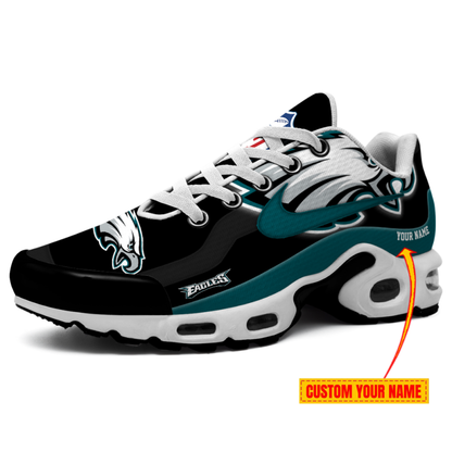 LIMITED EDITION - NEW CUSTOMIZED NFL02 PPE PHILADELPHIA EAGLES AIR MAX PLUS SNEAKERS