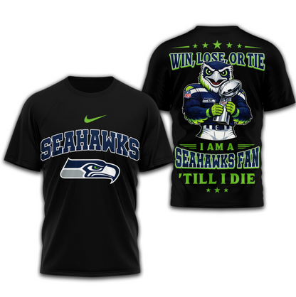 LIMITED EDITION - NEW CUSTOMIZED NFL06 SSH SEATTLE SEAHAWKS UNISEX T-SHIRT, POLO, HOODIE & JACKETS