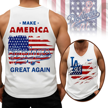 LIMITED EDITION - NEW CUSTOMIZED MLB02 LAD LOS ANGELES DODGERS UNISEX TANK TOP