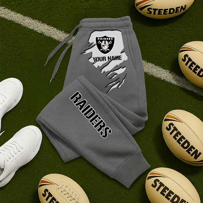 LIMITED EDITION - NEW PERSONALIZED NFL07 LVR LAS VEGAS RAIDERS JOGGERS