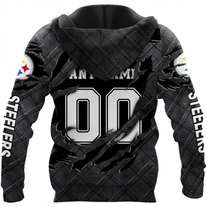 LIMITED EDITION - NEW CUSTOMIZED NFL14 PSB PITTSBURGH STEELERS UNISEX T-SHIRT, POLO, HOODIE & JACKETS