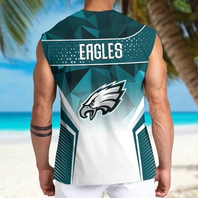 LIMITED EDITION - NEW CUSTOMIZED NFL02 PPE PHILADELPHIA EAGLES MEN'S GYM SHIRT