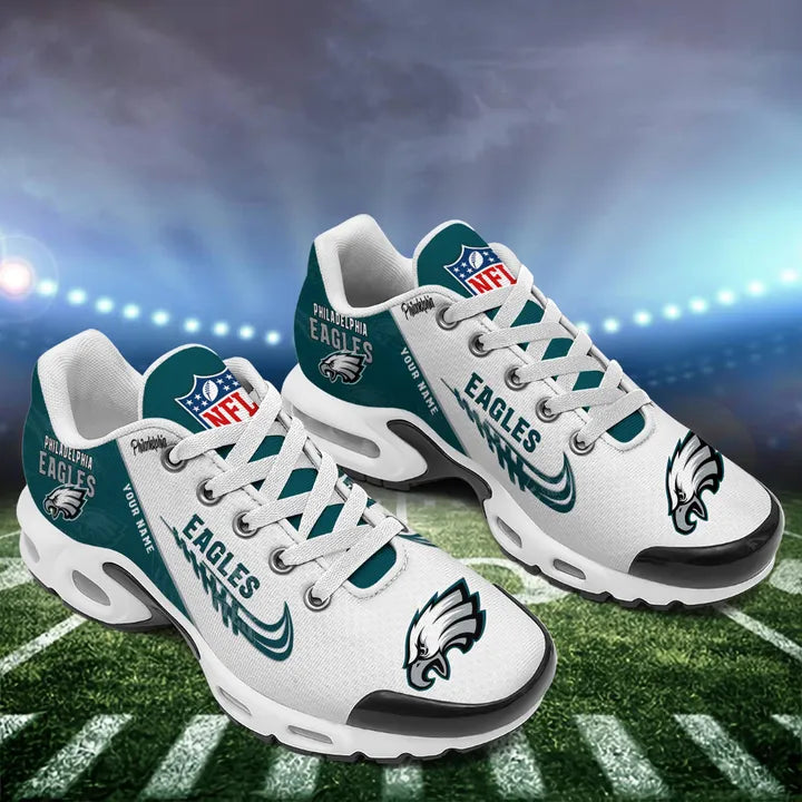 LIMITED EDITION - NEW CUSTOMIZED NFL02 PPE PHILADELPHIA EAGLES AIR MAX PLUS SNEAKERS