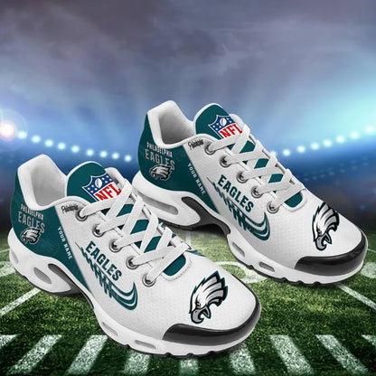 LIMITED EDITION - NEW CUSTOMIZED NFL02 PPE PHILADELPHIA EAGLES AIR MAX PLUS SNEAKERS