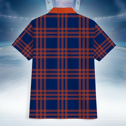 LIMITED EDITION - NEW CUSTOMIZED NHL03 EMO EDMONTON OILERS UNISEX HAWAIIAN SHIRT