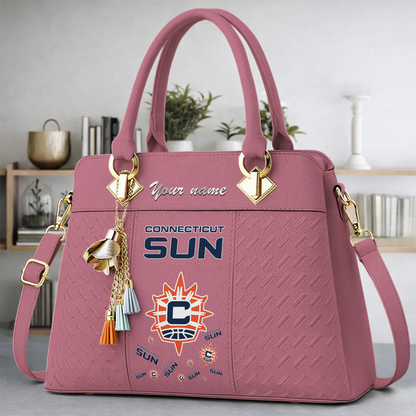 [FAN FAVORITE] NEW CUSTOMIZED WNBA03 CTS CONNECTICUT SUN MULTICOLOR HANDBAG