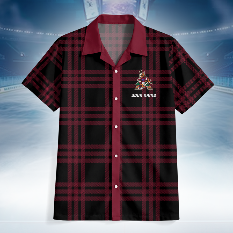LIMITED EDITION - NEW CUSTOMIZED NHL30 AZC ARIZONA COYOTES UNISEX HAWAIIAN SHIRT
