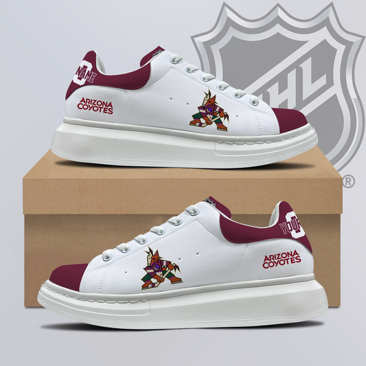 [SUPER SALE] NEW CUSTOMIZED NHL30 AZC ARIZONA COYOTES MCQUEEN SHOES