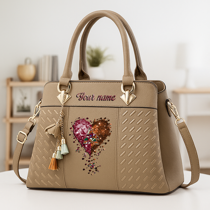 LIMITED EDITION - NEW CUSTOMIZED NHL30 AZC ARIZONA COYOTES ZIP HANDBAG MULTICOLOR