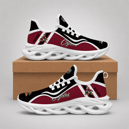 VIRAL EDITION - NEW CUSTOMIZED NHL30 AZC ARIZONA COYOTES CLUNKY SNEAKERS