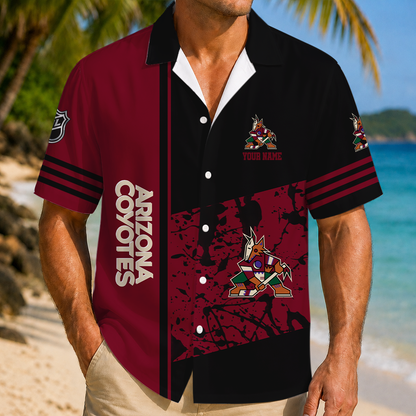 LIMITED EDITION - NEW CUSTOMIZED NHL30 AZC ARIZONA COYOTES UNISEX HAWAIIAN SHIRT