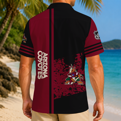 LIMITED EDITION - NEW CUSTOMIZED NHL30 AZC ARIZONA COYOTES UNISEX HAWAIIAN SHIRT
