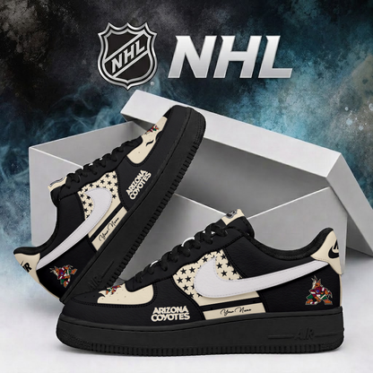 SPECIAL EDITION - NEW CUSTOMIZED NHL30 AZC ARIZONA COYOTES AF1 SHOES