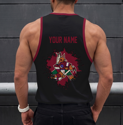 LIMITED EDITION - NEW CUSTOMIZED NHL30 AZC ARIZONA COYOTES UNISEX TANK TOP