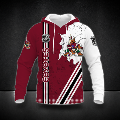 LIMITED EDITION - NEW CUSTOMIZED NHL30 AZC ARIZONA COYOTES T-SHIRT, POLO SHIRT, ZIP POLO SHIRT, SWEATSHIRT, HOODIE & ZIP HOODIE