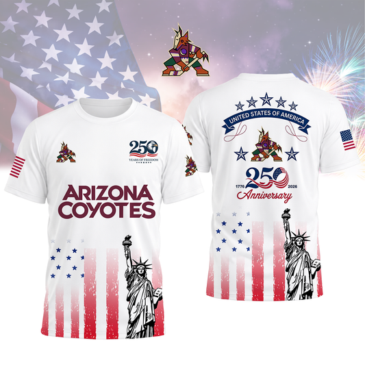 LIMITED EDITION - NEW CUSTOMIZED NHL30 AZC ARIZONA COYOTES T-SHIRT, POLO SHIRT, ZIP POLO SHIRT, SWEATSHIRT, HOODIE & ZIP HOODIE