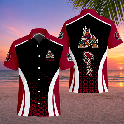 LIMITED EDITION - NEW CUSTOMIZED NHL30 AZC ARIZONA COYOTES UNISEX HAWAIIAN SHIRT
