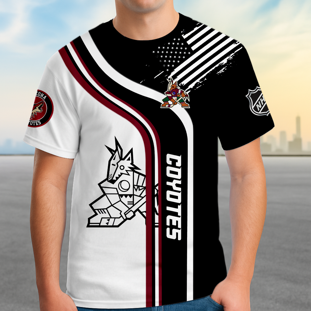 ELITE EDITION - NEW CUSTOMIZED NHL30 AZC ARIZONA COYOTES POLO SHIRT, ZIP POLO SHIRT & T-SHIRTS