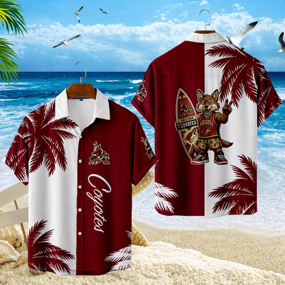 LIMITED EDITION - NEW CUSTOMIZED NHL30 AZC ARIZONA COYOTES UNISEX HAWAIIAN SHIRT