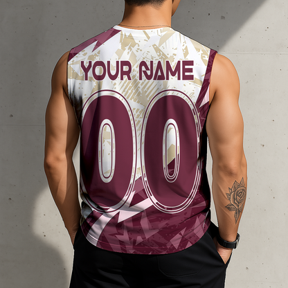 LIMITED EDITION - NEW CUSTOMIZED NHL30 AZC ARIZONA COYOTES TANK TOP & GYM SHIRT