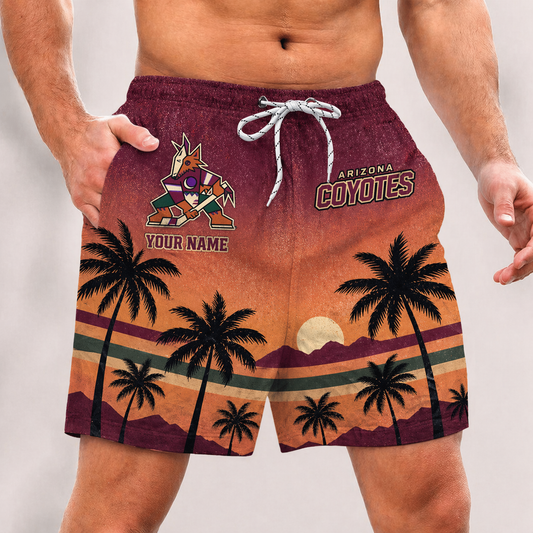 LIMITED EDITION - NEW PREMIUM NHL30 AZ COYOTES SHORT PANTS