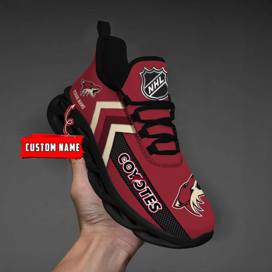 [SUPER SALE ] NEW CUSTOMIZED NHL30 AZC ARIZONA COYOTES MAX SOUL SHOES