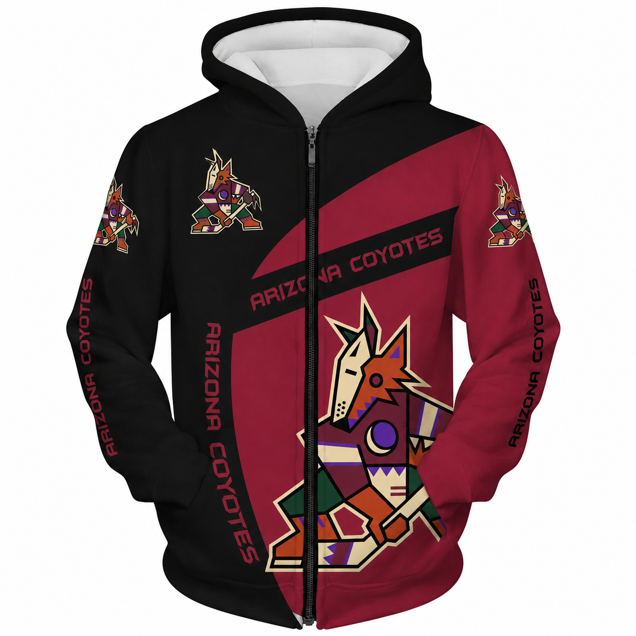 LIMITED EDITION - NEW CUSTOMIZED NHL30 AZC ARIZONA COYOTES T-SHIRT, POLO SHIRT, ZIP POLO SHIRT, SWEATSHIRT, HOODIE & ZIP HOODIE