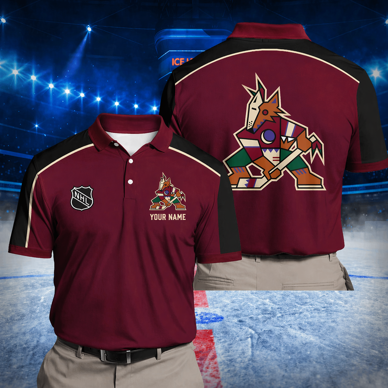 LIMITED EDITION - NEW CUSTOMIZED NHL30 AZ COYOTES UNISEX T-SHIRT, POLO, HOODIE & SWEASHIRTS