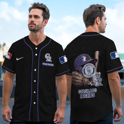 LIMITED EDITION - NEW CUSTOMIZED MLB30 COR COLORADO ROCKIES BASEBALL JERSEY