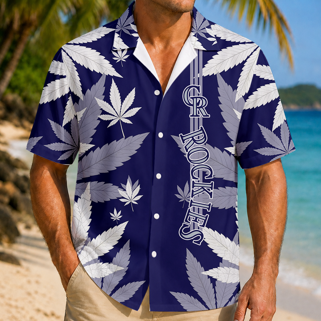 LIMITED EDITION - NEW CUSTOMIZED MLB30 COR COLORADO ROCKIES UNISEX HAWAIIAN SHIRT