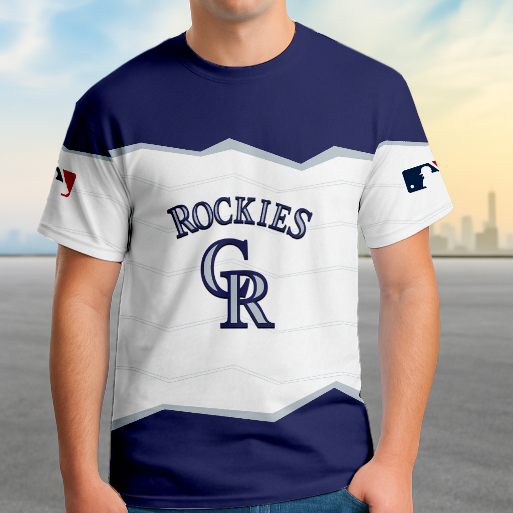 LIMITED EDITION - NEW CUSTOMIZED MLB30 COR COLORADO ROCKIES UNISEX T-SHIRT, SWEASHIRTS, HOODIE & JACKETS