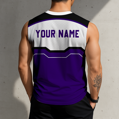 LIMITED EDITION - NEW CUSTOMIZED MLB30 COR COLORADO ROCKIES MEN'S GYM SHIRT