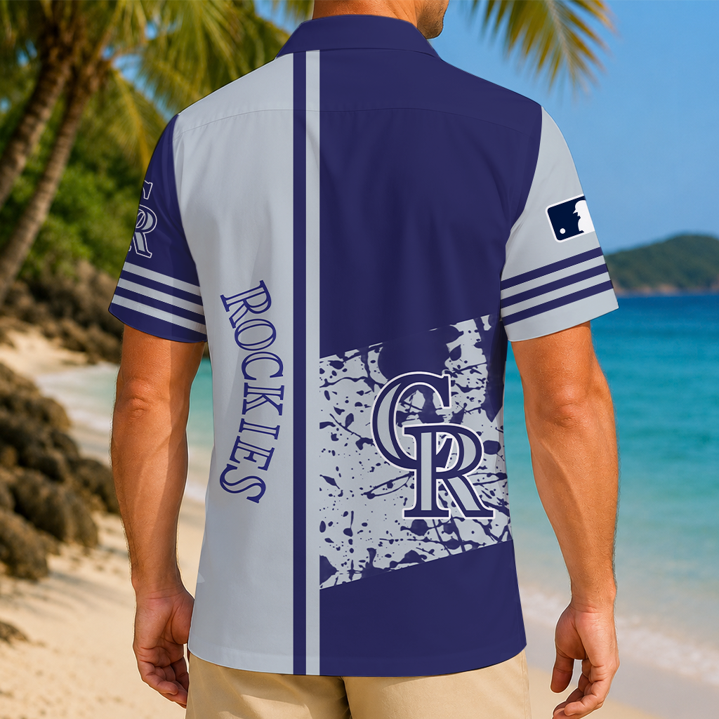 LIMITED EDITION - NEW CUSTOMIZED MLB30 COR COLORADO ROCKIES UNISEX HAWAIIAN SHIRT