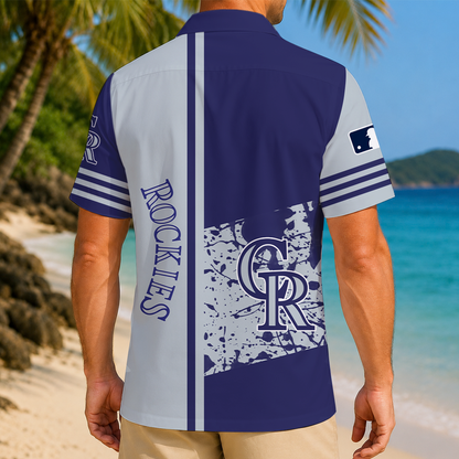 LIMITED EDITION - NEW CUSTOMIZED MLB30 COR COLORADO ROCKIES UNISEX HAWAIIAN SHIRT