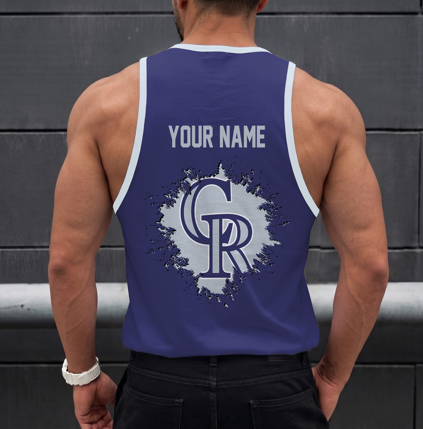 VIRAL EDITION - NEW CUSTOMIZED MLB30 COLORADO ROCKIES UNISEX TANK TOP