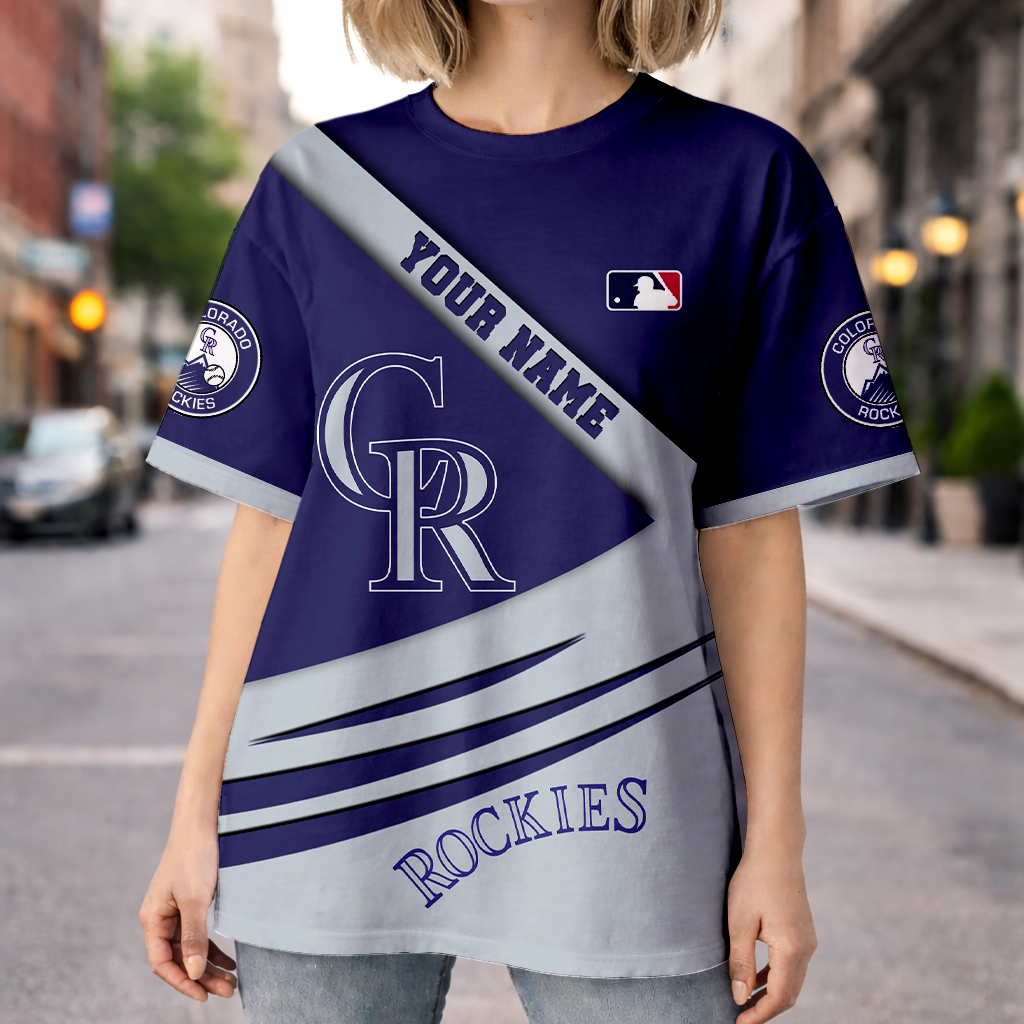 LIMITED EDITION - NEW CUSTOMIZED MLB30 COR COLORADO ROCKIES UNISEX T-SHIRT, POLO, HOODIE & JACKETS