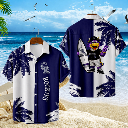 LIMITED EDITION - NEW CUSTOMIZED MLB30 COR COLORADO ROCKIES UNISEX HAWAIIAN SHIRT