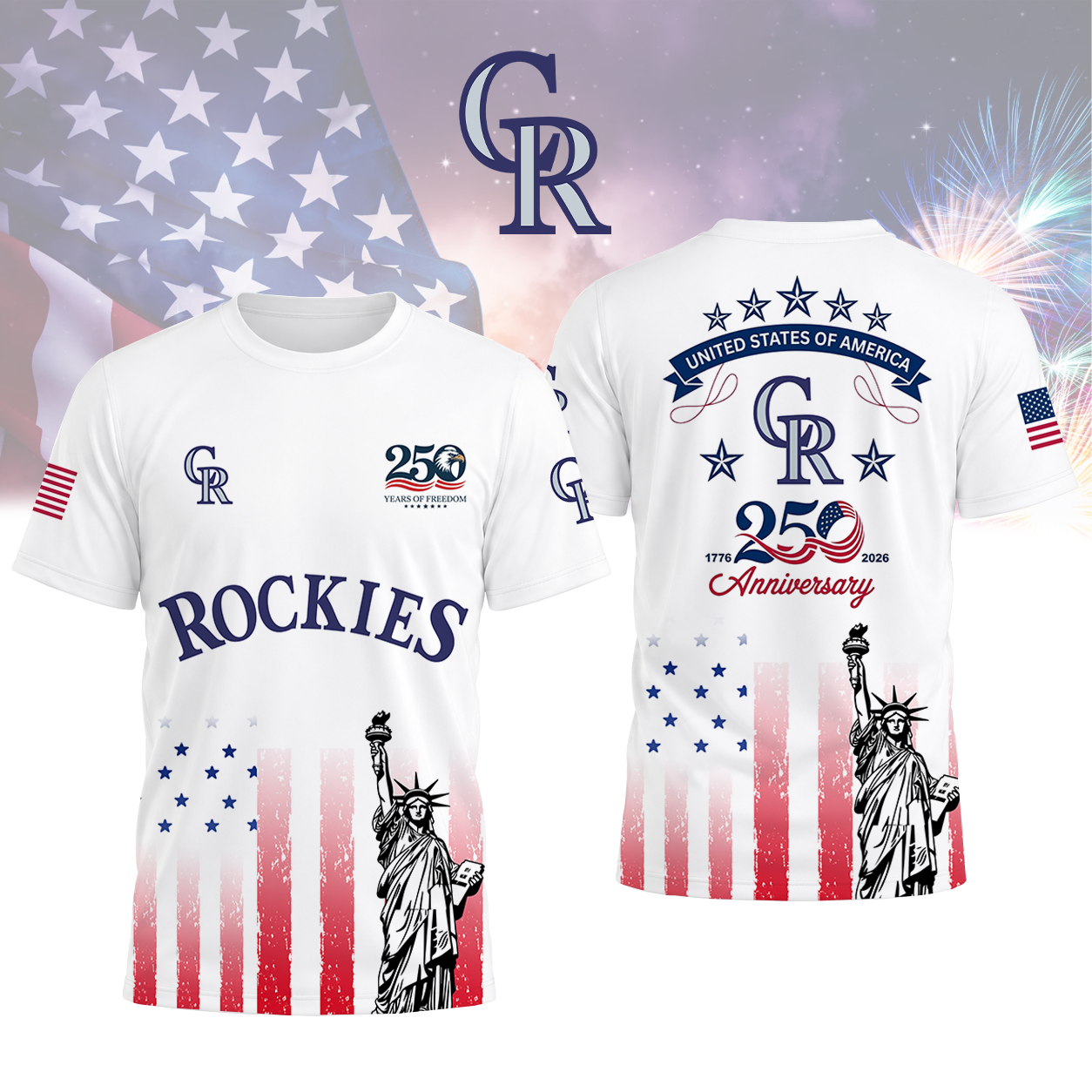 LIMITED EDITION - NEW CUSTOMIZED MLB30 COR COLORADO ROCKIES T-SHIRT, POLO SHIRT, ZIP POLO SHIRT, SWEATSHIRT, HOODIE & ZIP HOODIE