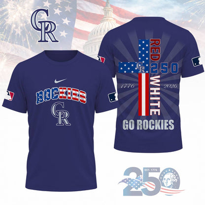 LIMITED EDITION - NEW CUSTOMIZED MLB30 COR COLORADO ROCKIES T-SHIRT, POLO SHIRT, ZIP POLO SHIRT, SWEATSHIRT, HOODIE & ZIP HOODIE