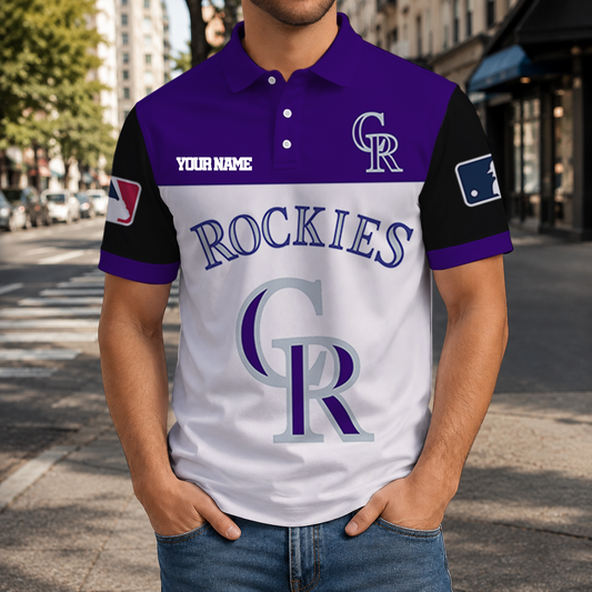 LIMITED EDITION - NEW CUSTOMIZED MLB30 COR COLORADO ROCKIES T-SHIRT, POLO SHIRT, ZIP POLO SHIRT, SWEATSHIRT, HOODIE & ZIP HOODIE