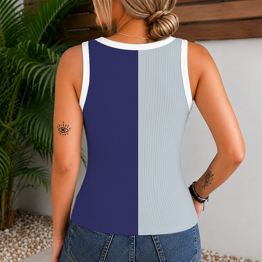 [FLASH SALE] NEW CUSTOMIZED MLB30 COR COLORADO ROCKIES WOMEN'S V-NECK TANK TOP