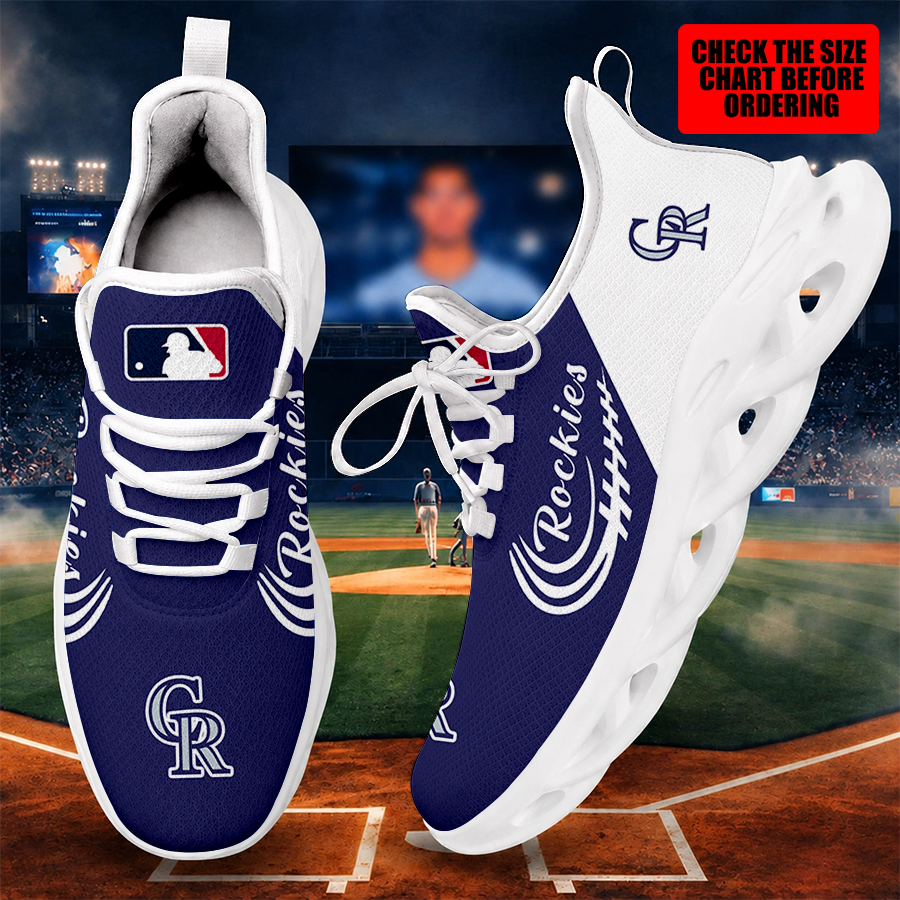 [FLASH SALE] NEW CUSTOMIZED MLB30 COR COLORADO ROCKIES MAX SOUL SHOES