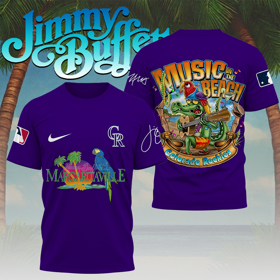 LIMITED EDITION - NEW CUSTOMIZED MLB30 COR COLORADO ROCKIES x JIMMY BUFFETT T-SHIRT, HOODIE, ZIP HOODIE