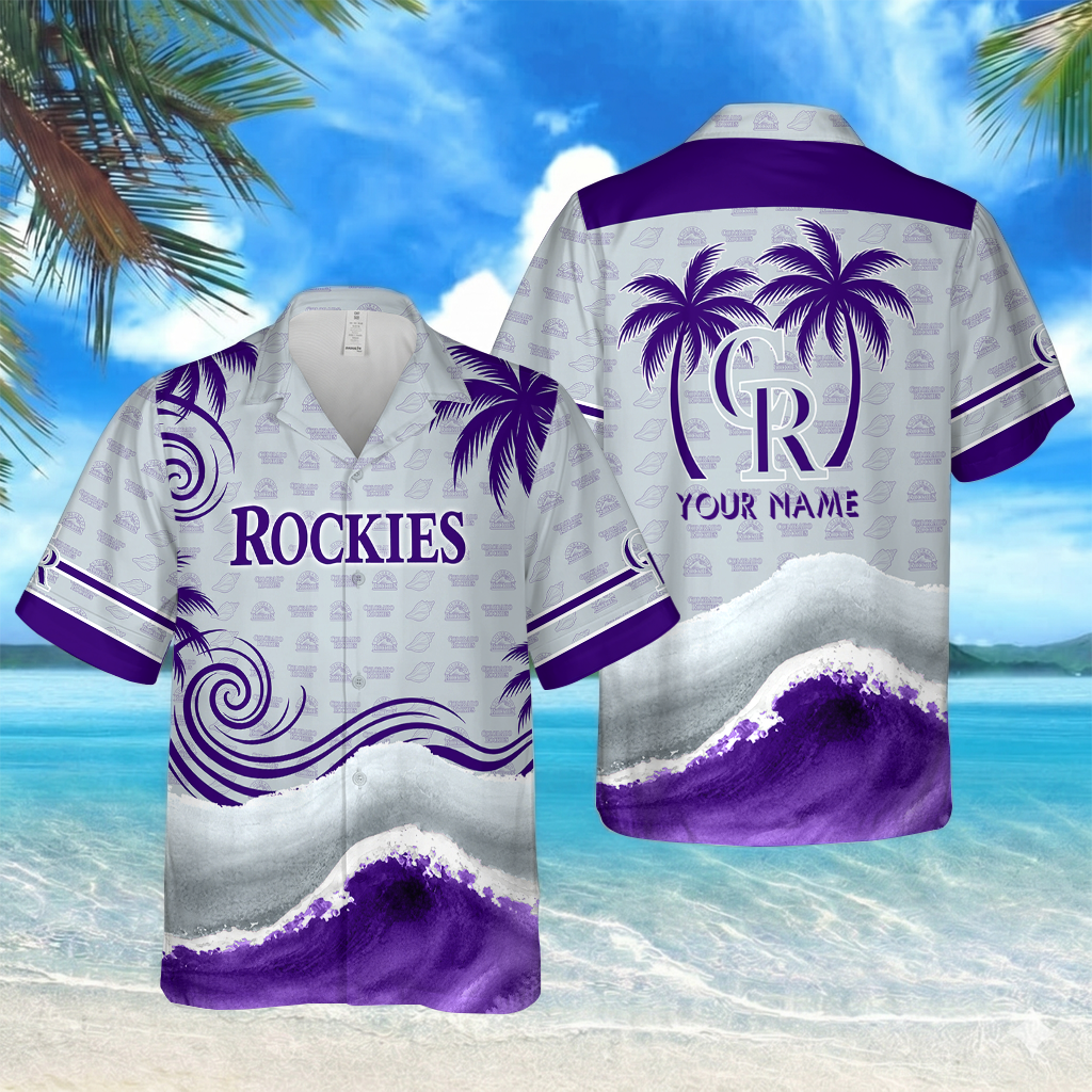 LIMITED EDITION - NEW CUSTOMIZED MLB30 COR COLORADO ROCKIES UNISEX HAWAIIAN SHIRT