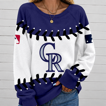 [FLASH SALE] NEW CUSTOMIZED MLB30 COR COLORADO ROCKIES UNISEX SWEATSHIRT