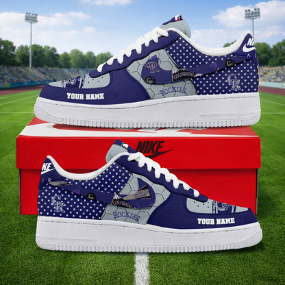 LIMITED EDITION - NEW CUSTOMIZED MLB30 COR COLORADO ROCKIES AF1 SNEAKERS