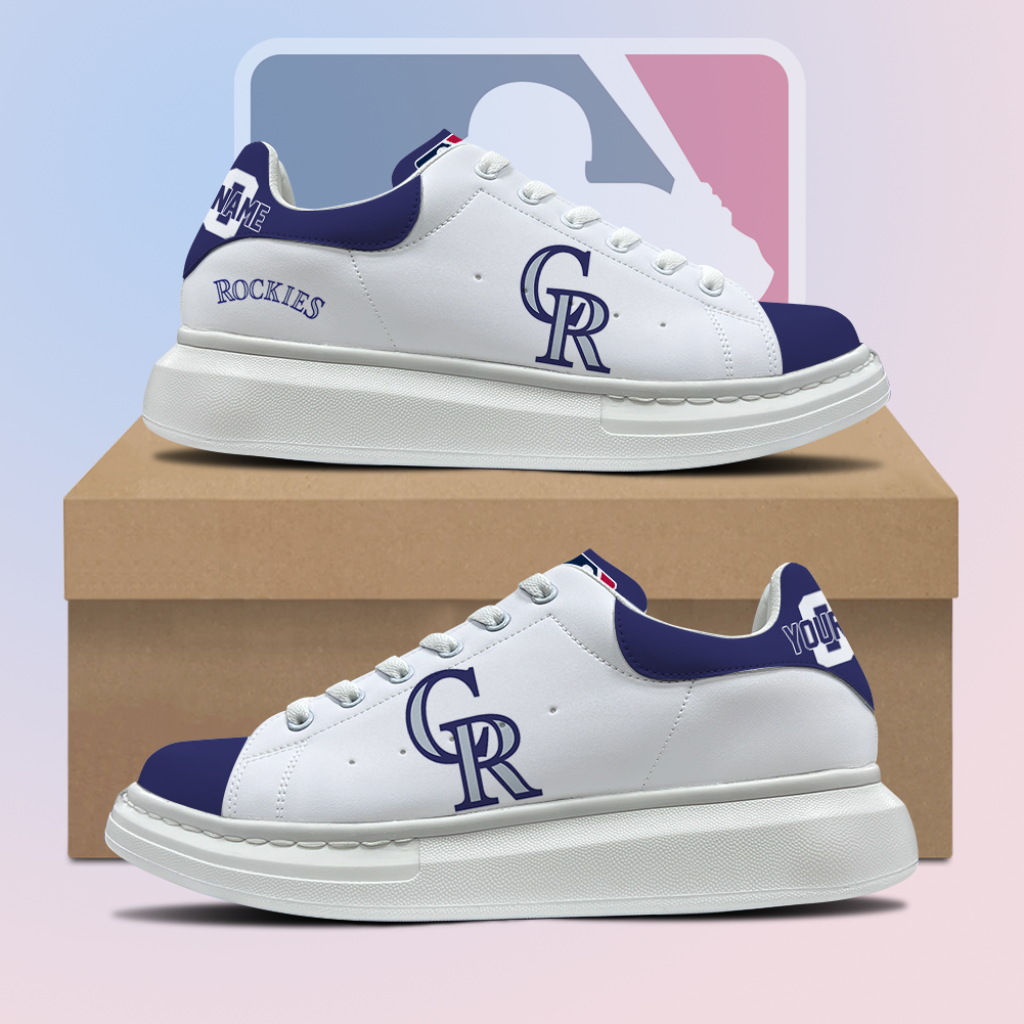[FLASH SALE] NEW CUSTOMIZED MLB30 COR COLORADO ROCKIES MCQUEEN SHOES