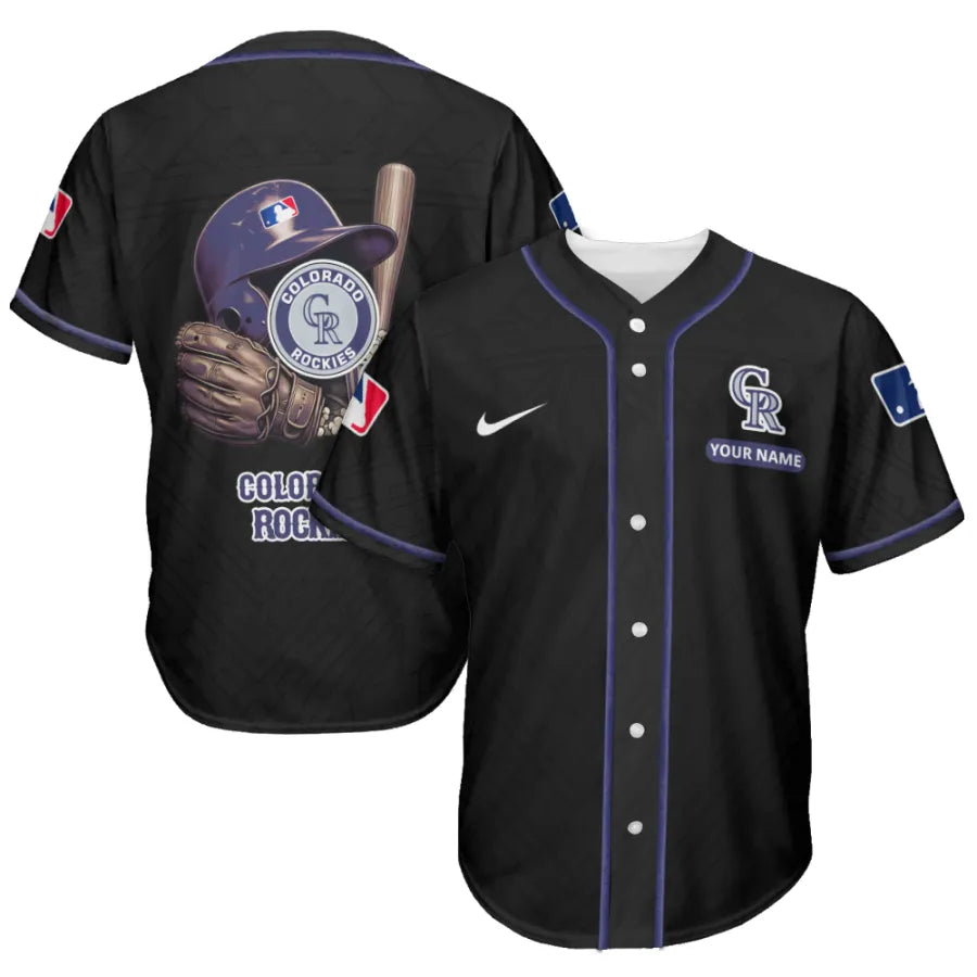LIMITED EDITION - NEW CUSTOMIZED MLB30 COR COLORADO ROCKIES BASEBALL JERSEY